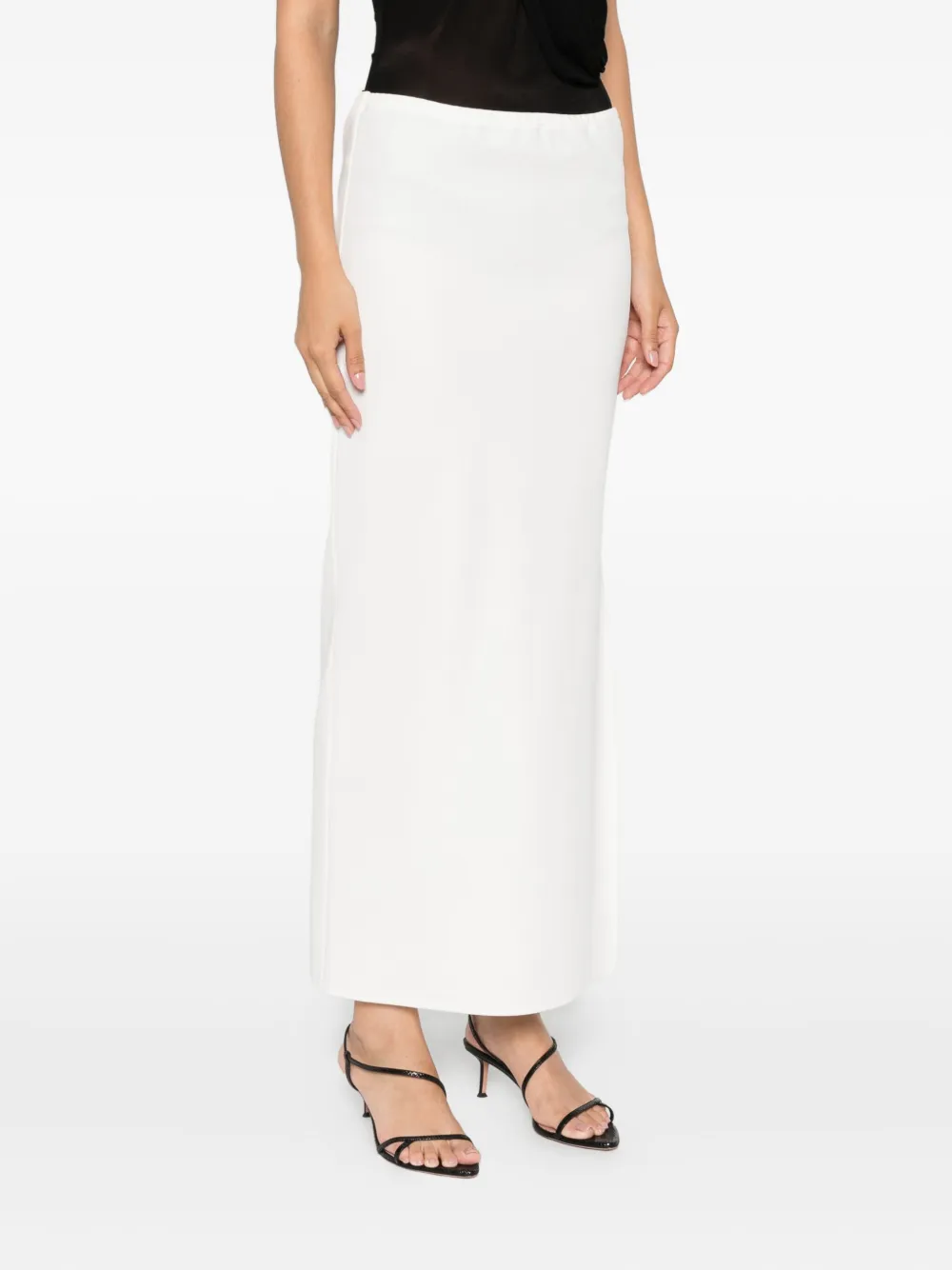 KHAITE Lilth maxi skirt Beige