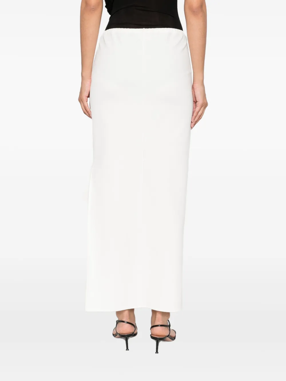 KHAITE Lilth maxi skirt Beige