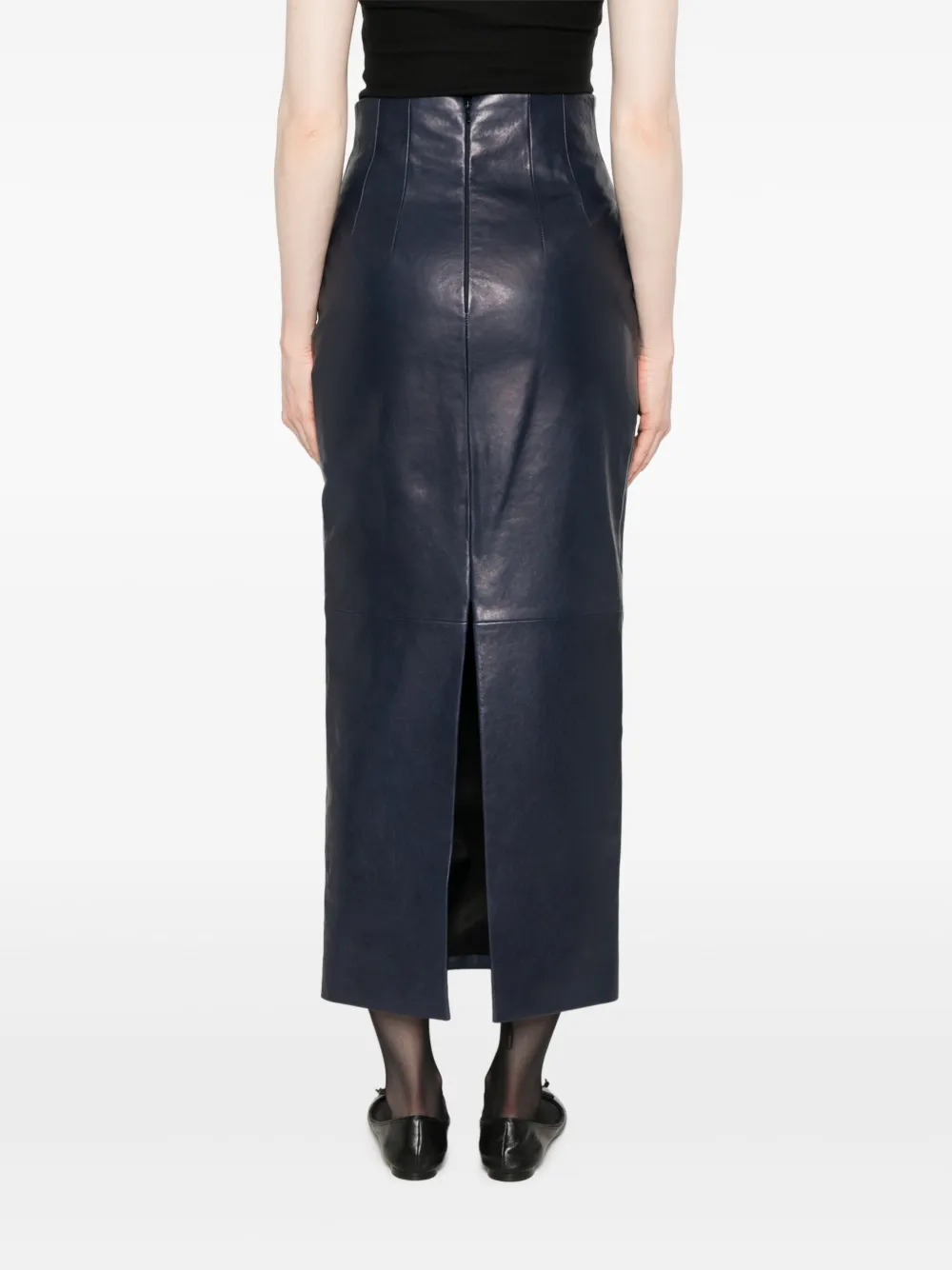 Shop Khaite Loxley Midi Skirt