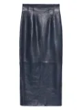 KHAITE Loxley midi skirt - Blue
