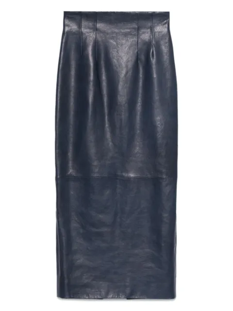 KHAITE Loxley midi skirt