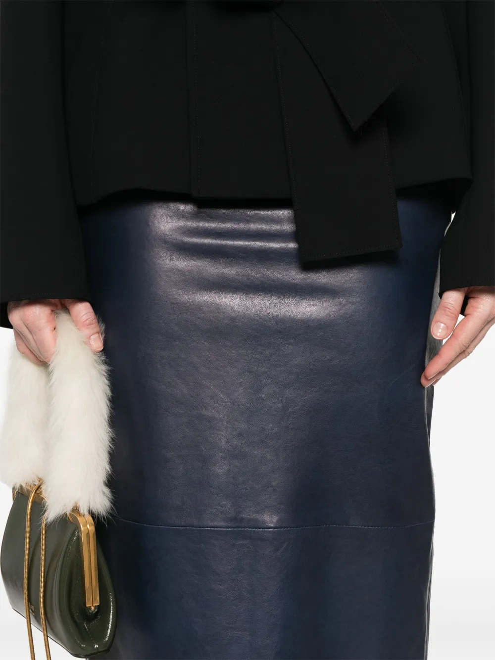 Shop Khaite Loxley Midi Skirt
