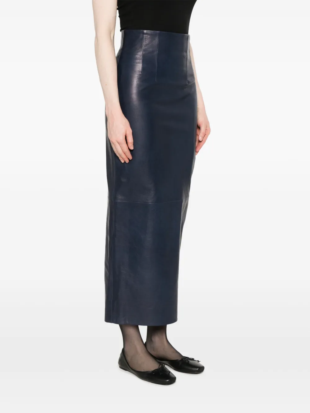 Shop Khaite Loxley Midi Skirt