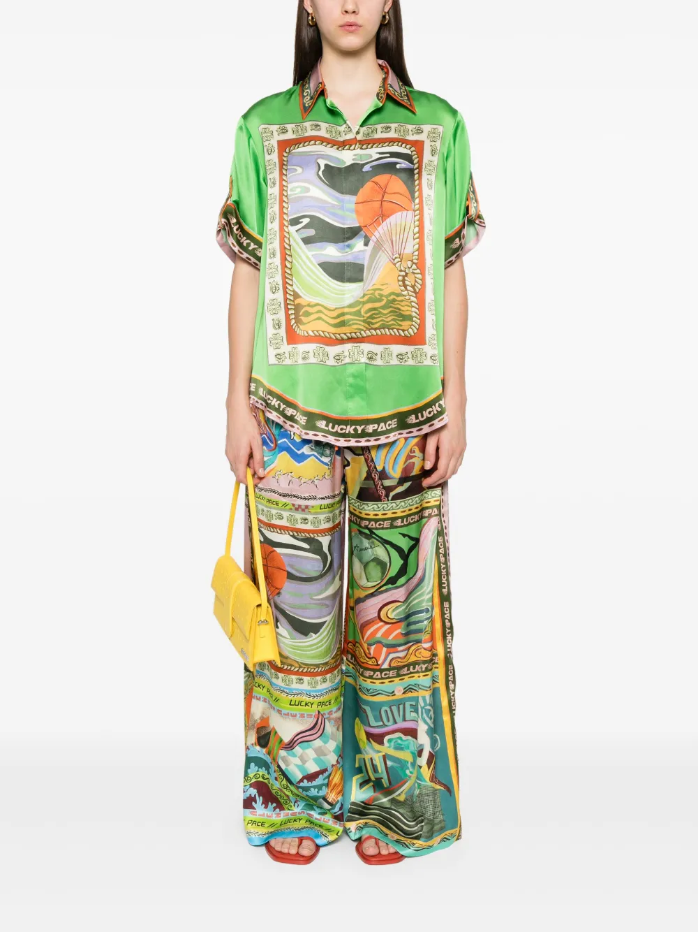 ALEMAIS Lucky Pace blouse - Groen