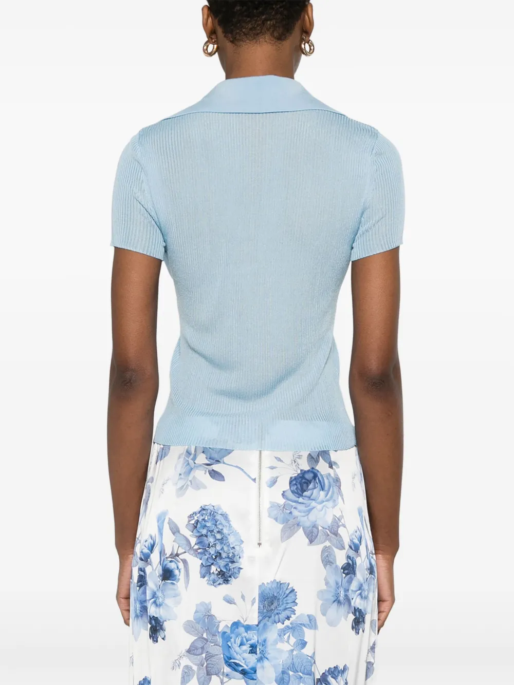 alice + olivia Martha T-shirt Blauw