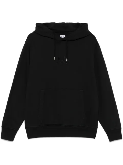 C.P. Company logo-embroidered hoodie