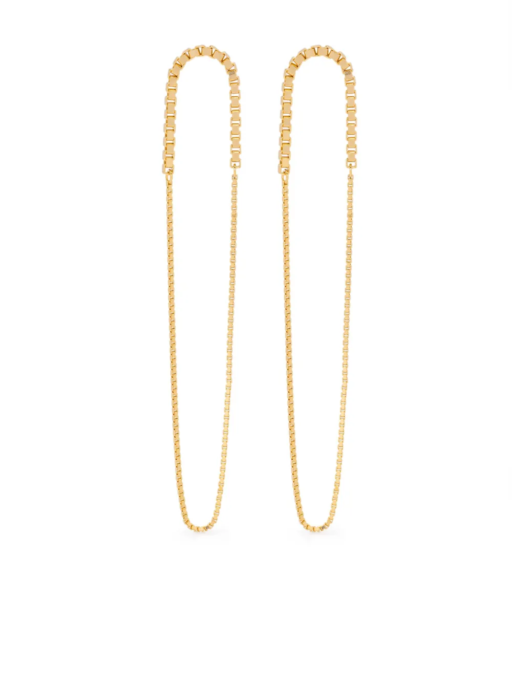 Saskia Diez aretes de cadena | dorado | Image 1