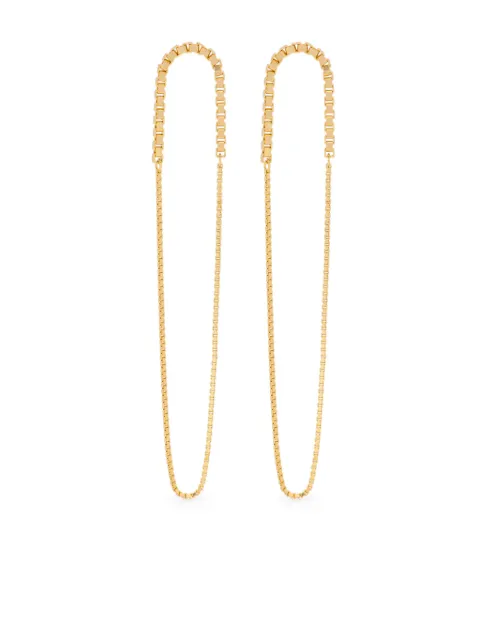 Saskia Diez box-chain earrings