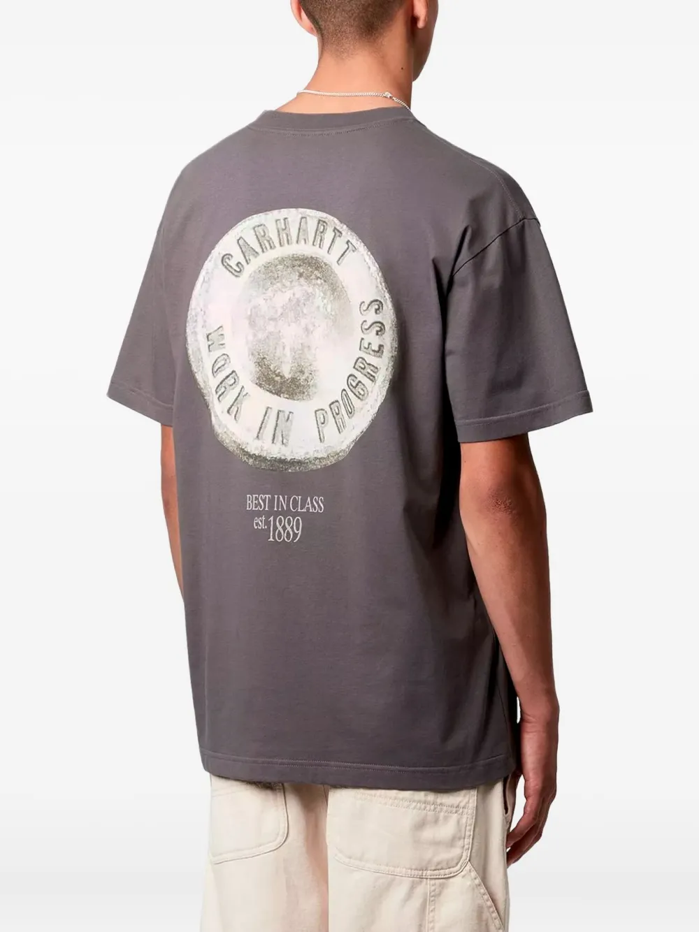 Carhartt Graphic-print T-shirt In Gray