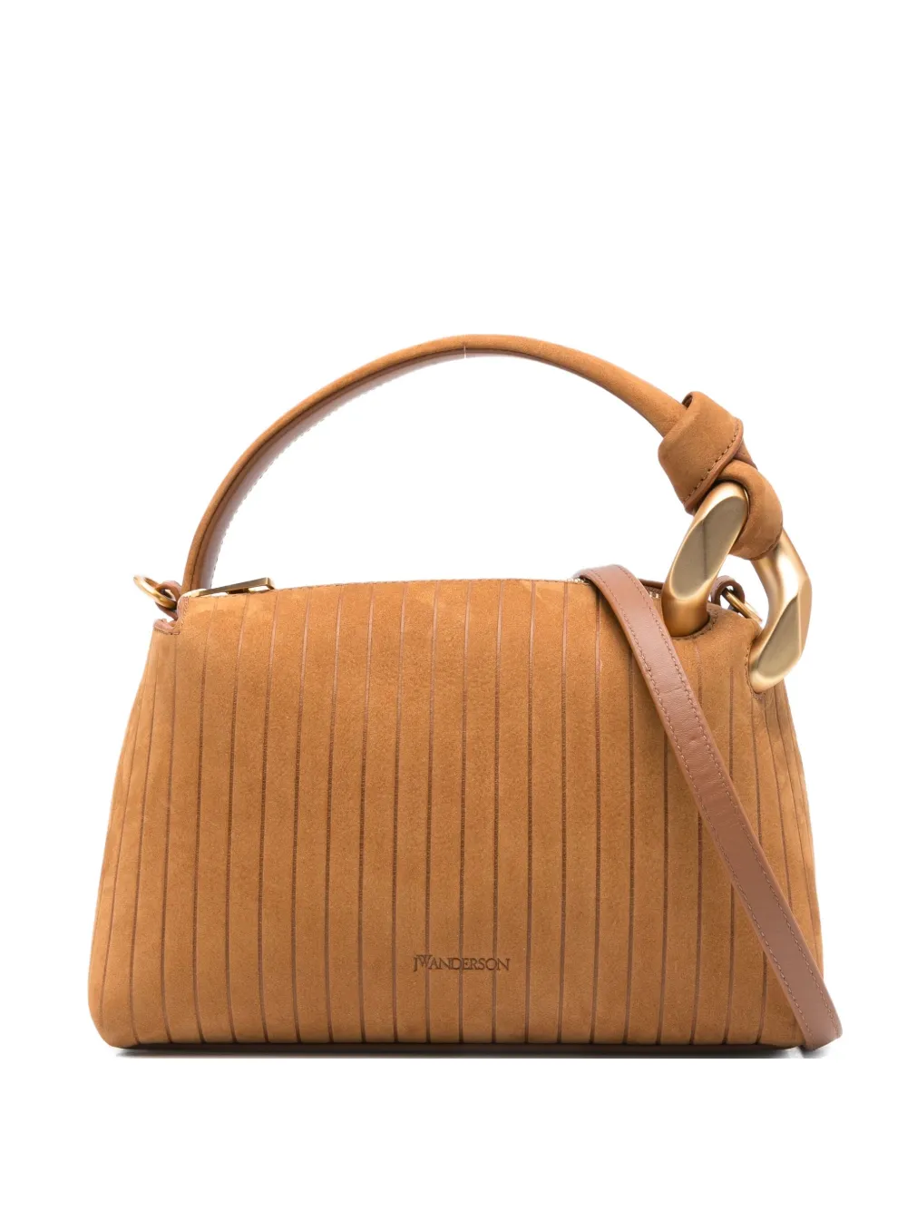 small suede tote bag