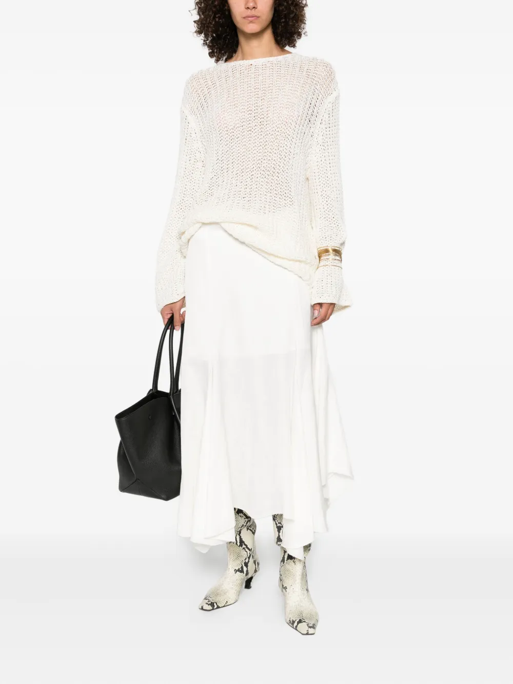 KHAITE Elowen jumper Beige