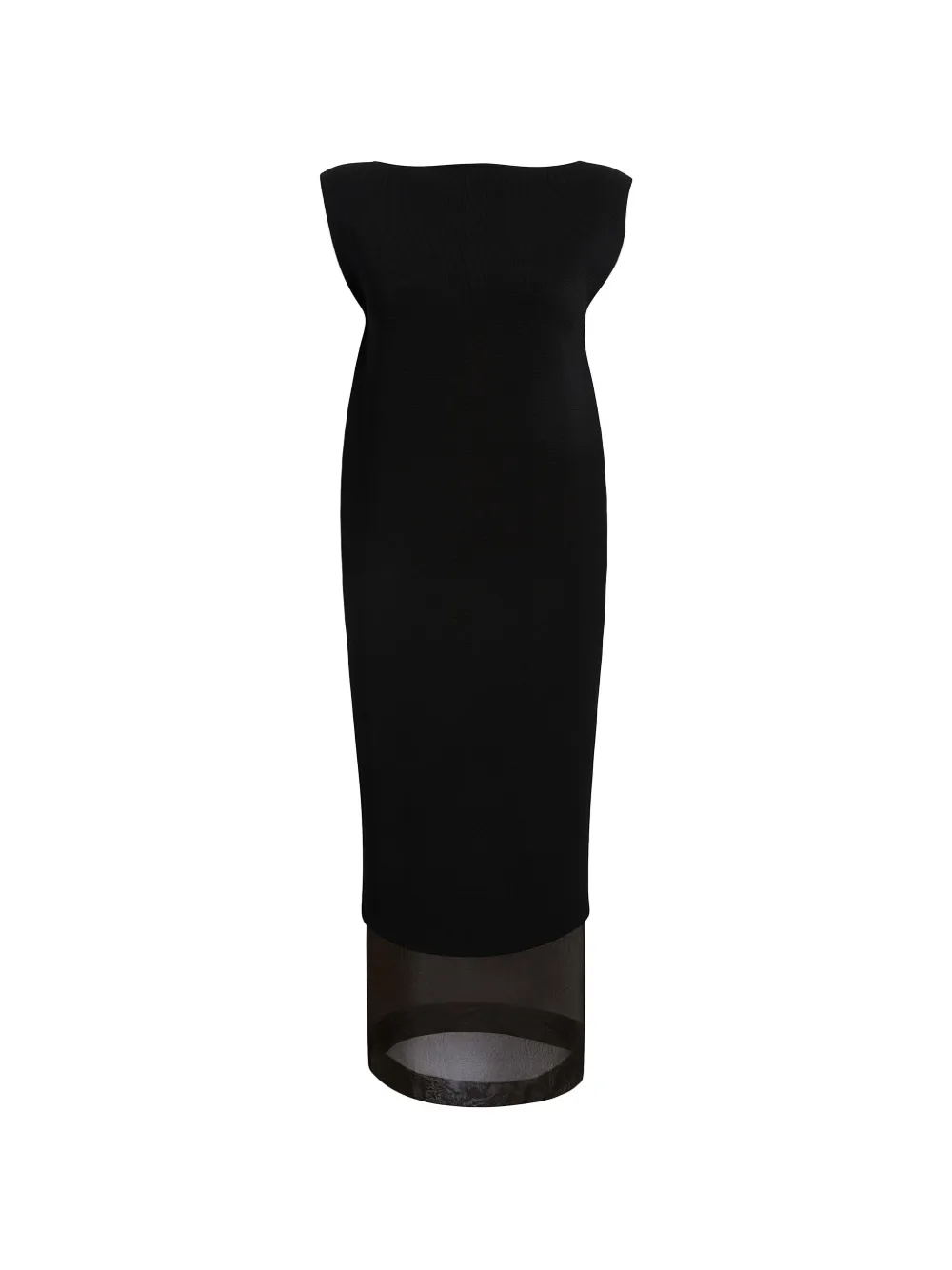 KHAITE Malik midi dress - Nero