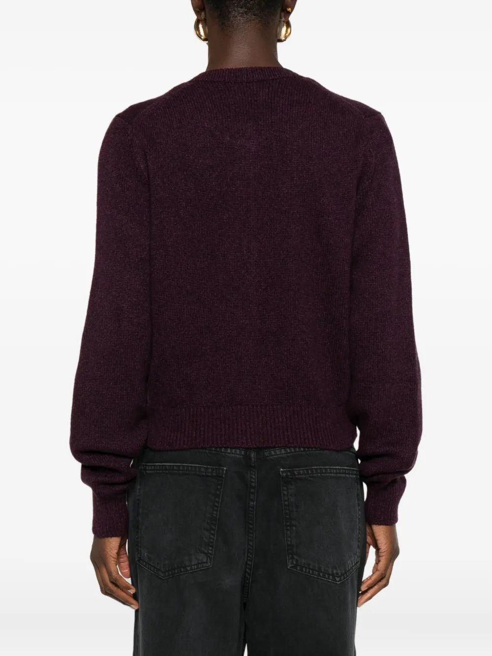 KHAITE cashmere cardigan Paars