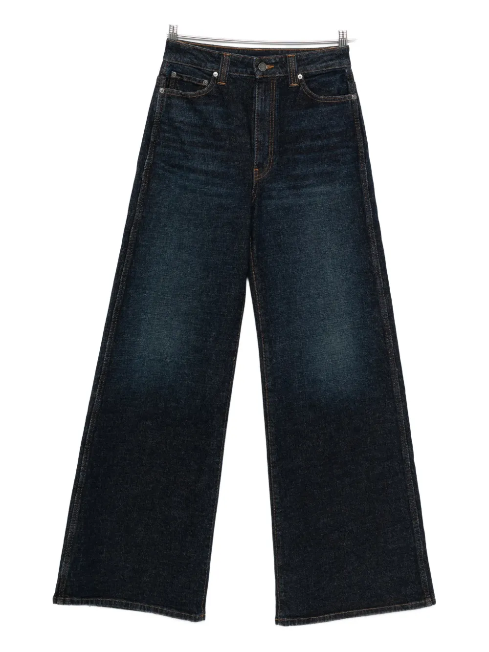 KHAITE Dane wide-leg jeans Blauw