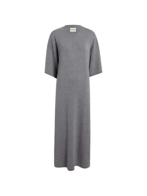 KHAITE short-sleeves midi dress