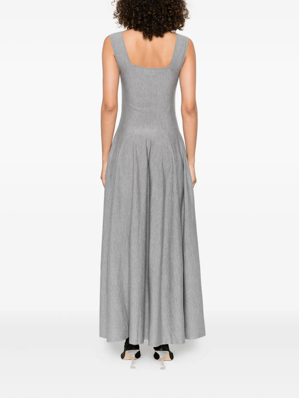 KHAITE Jodie midi dress Grijs