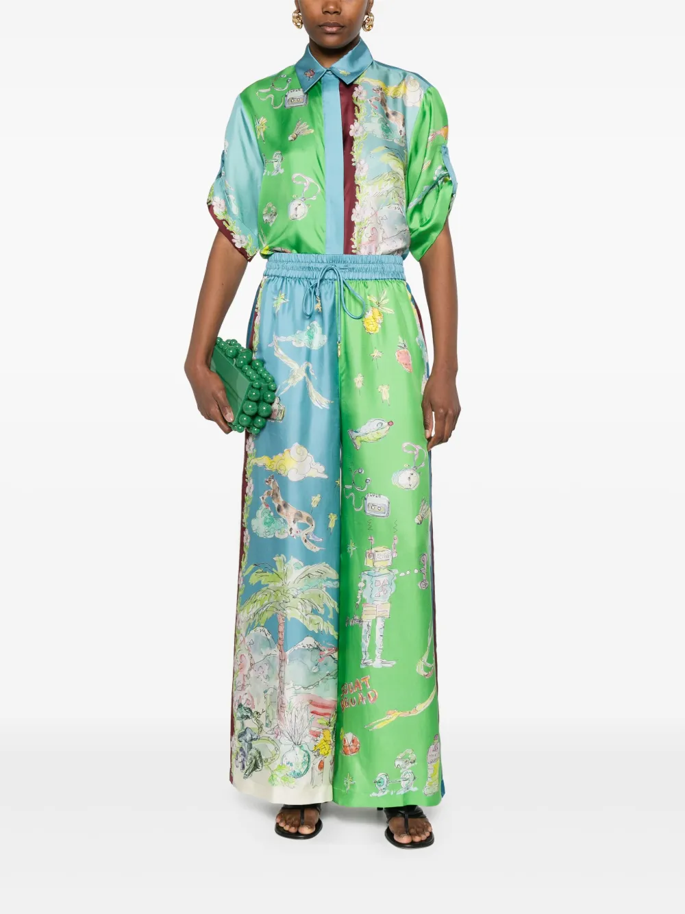 ALEMAIS Daria pants - Groen