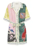 ALEMAIS Rochester mini dress - Green