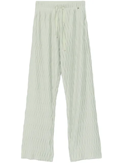 Herno wrinkled-effect trousers