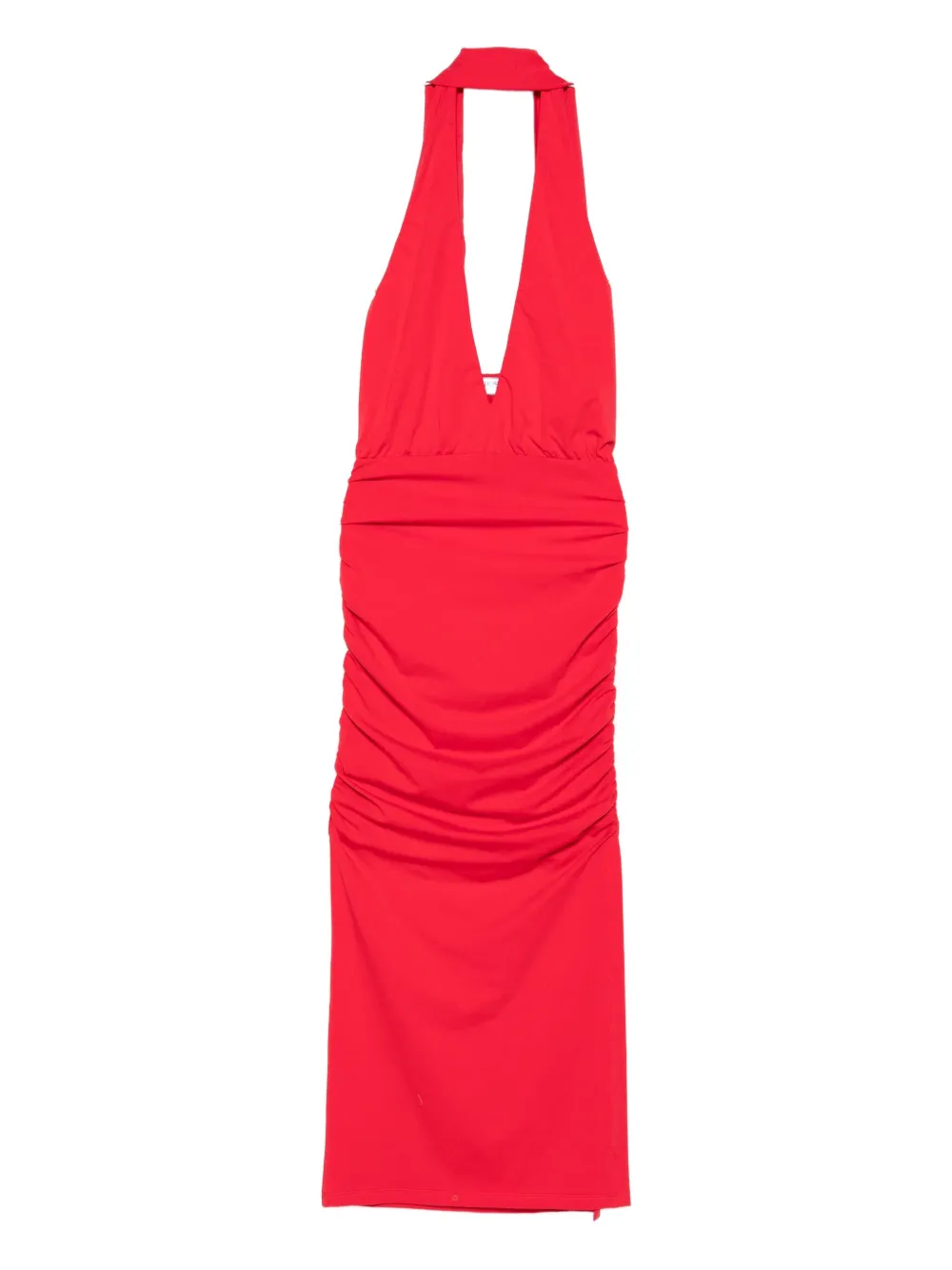 v-neck maxi dress
