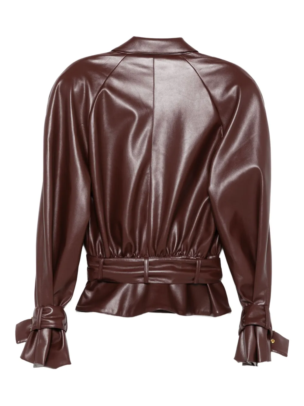 Rowen Rose belted double-breasted jacket | Leather Jackets | Image 2