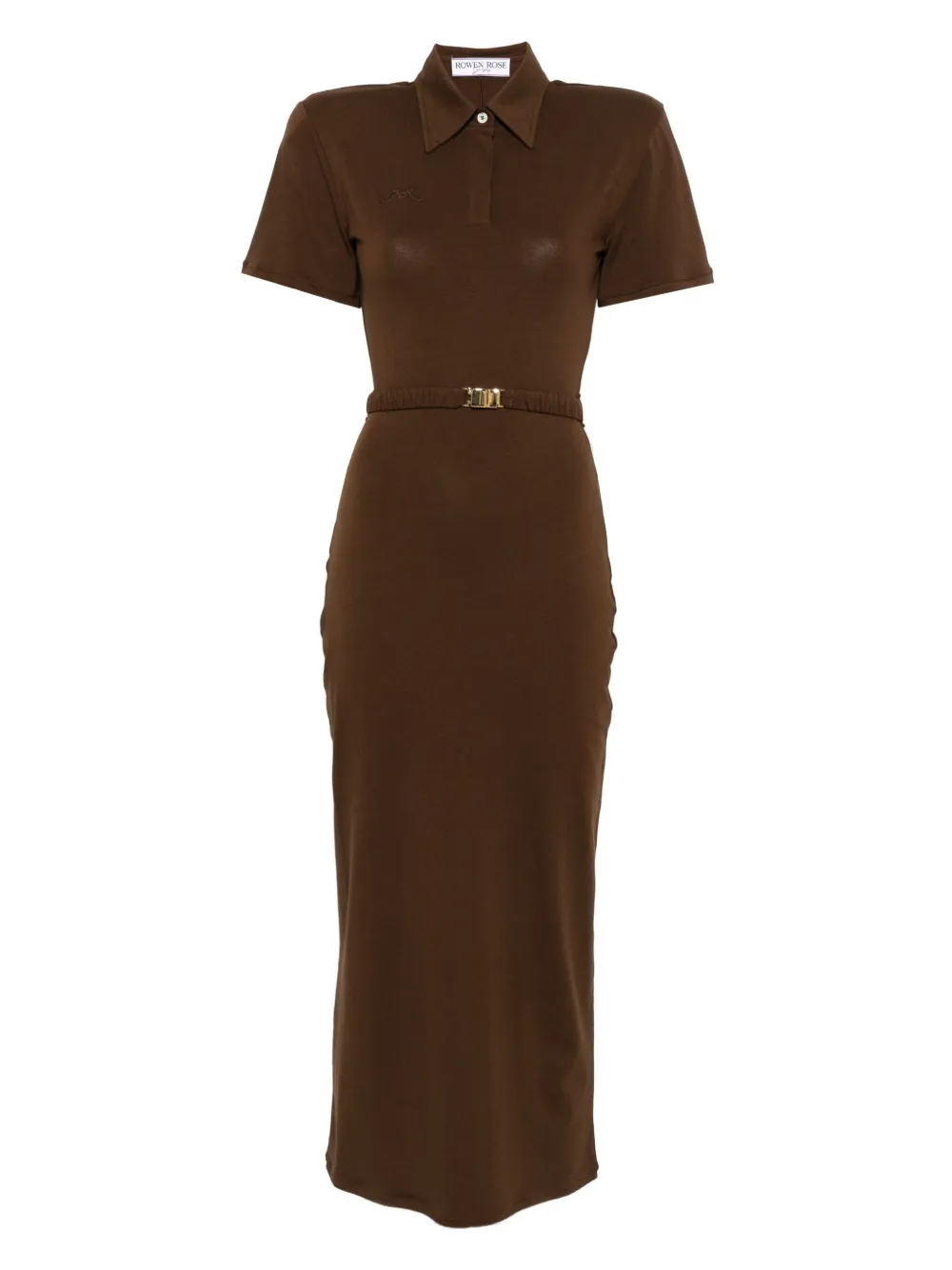 short sleeve midi dress