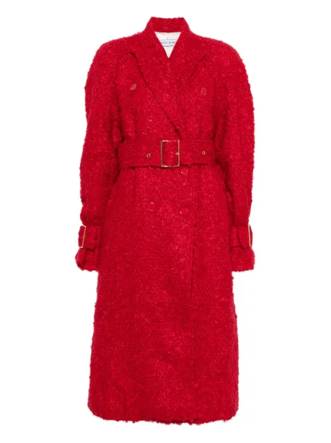 Rowen Rose tweed trench coat