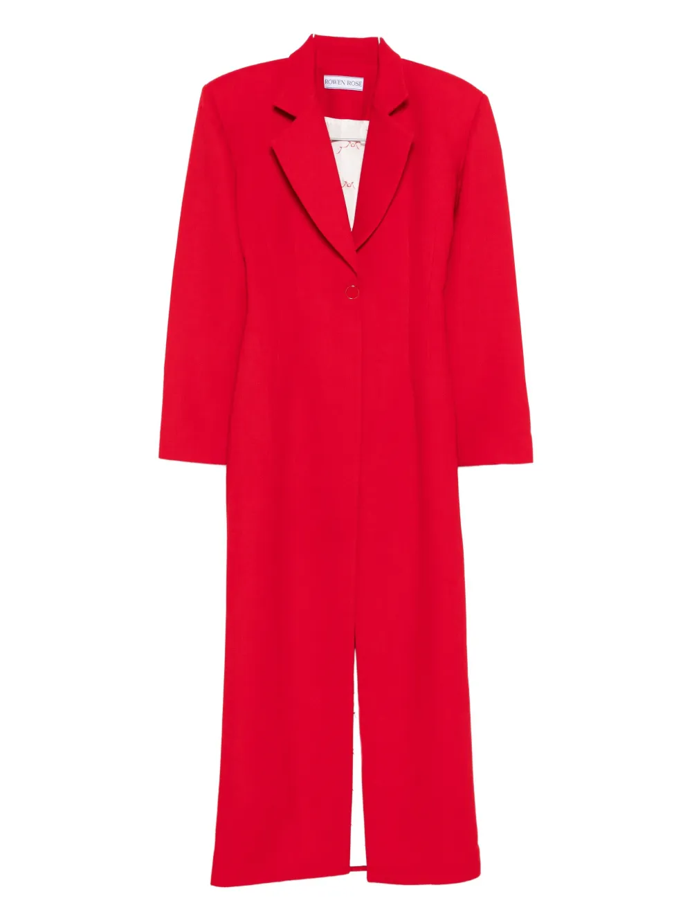 Rowen Rose Tuxedo Maxi Dress In Red