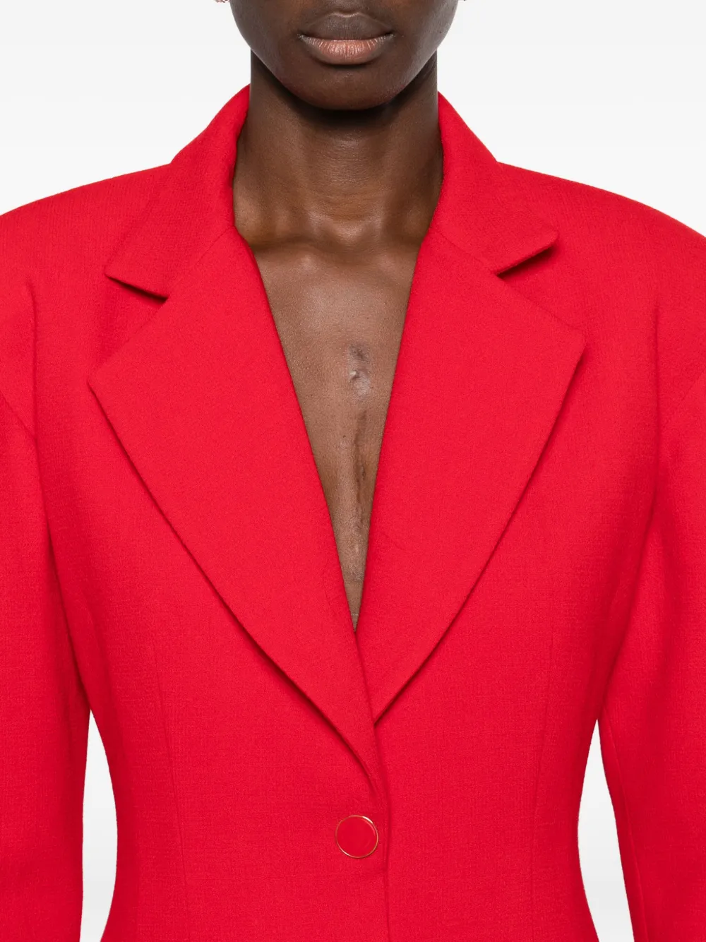 Rowen Rose Tuxedo Maxi Dress In Red