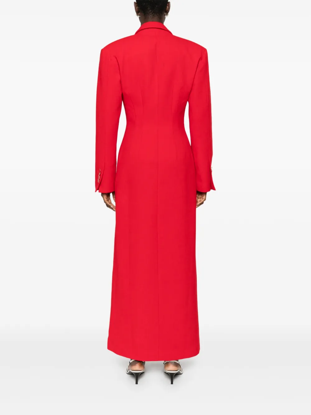 Rowen Rose Smoking maxi-jurk Rood