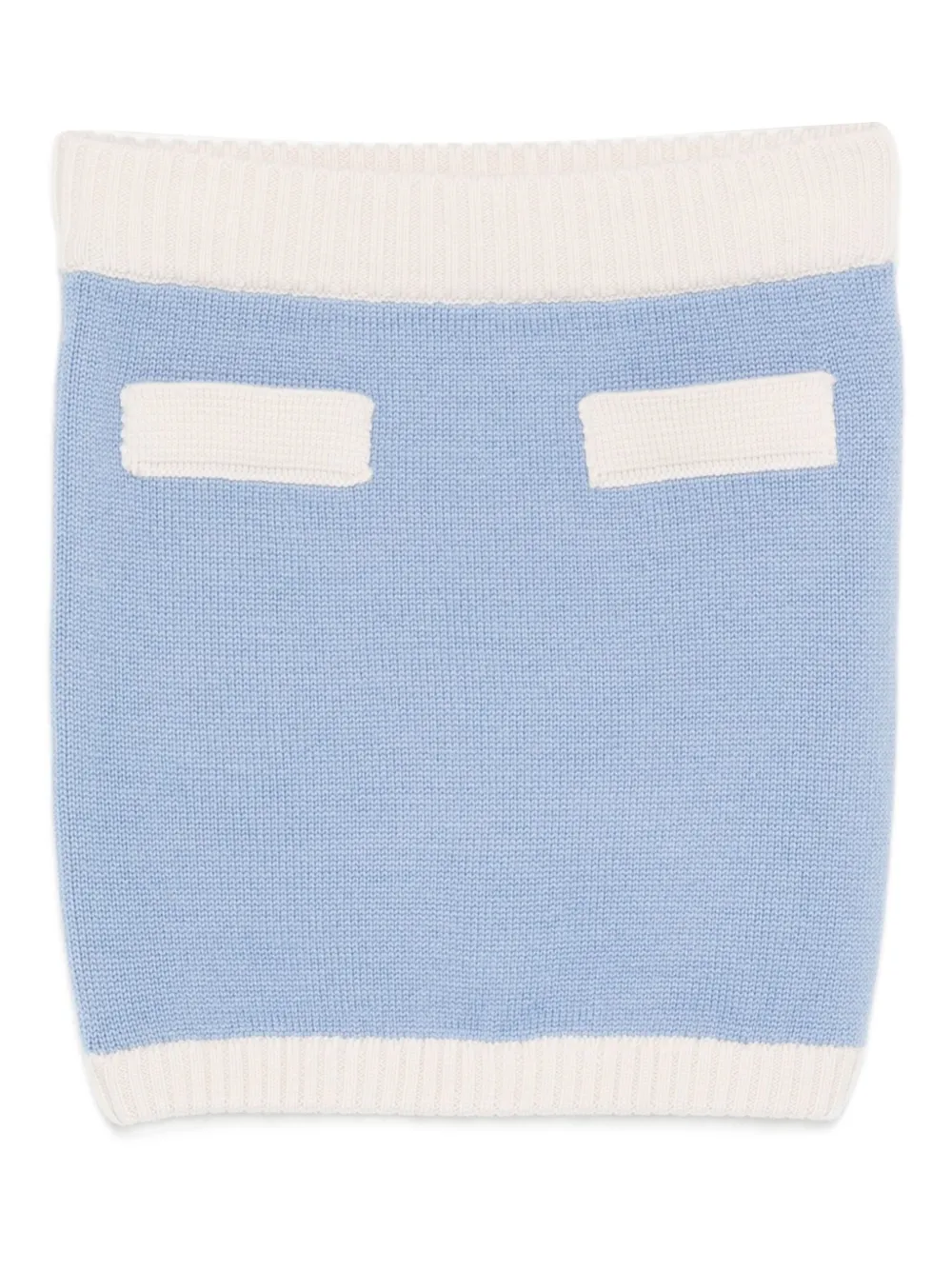 Rowen Rose falda recta tejida | azul | Image 1