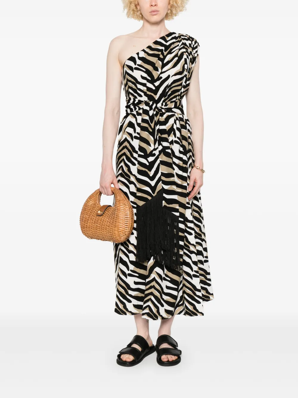 Maison La Plage Zanzibar maxi-jurk - Zwart