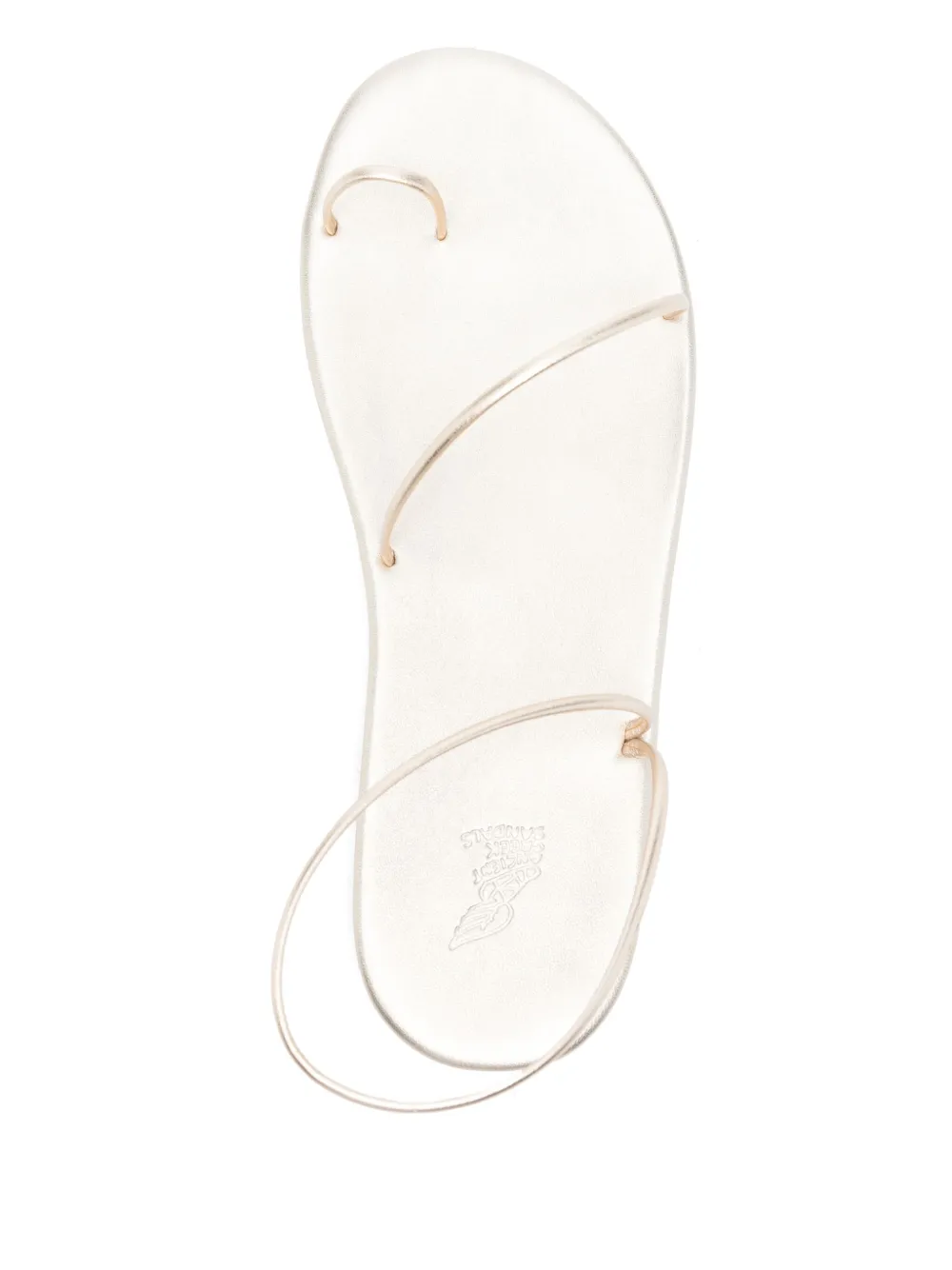 Ancient Greek Sandals Kansiz sandals Gold