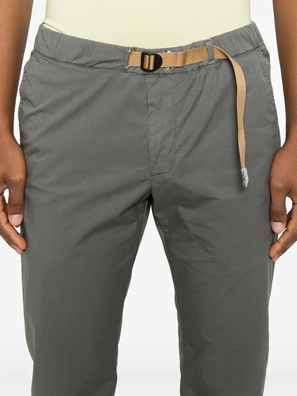 White Sand Broek met toelopende pijpen Grijs