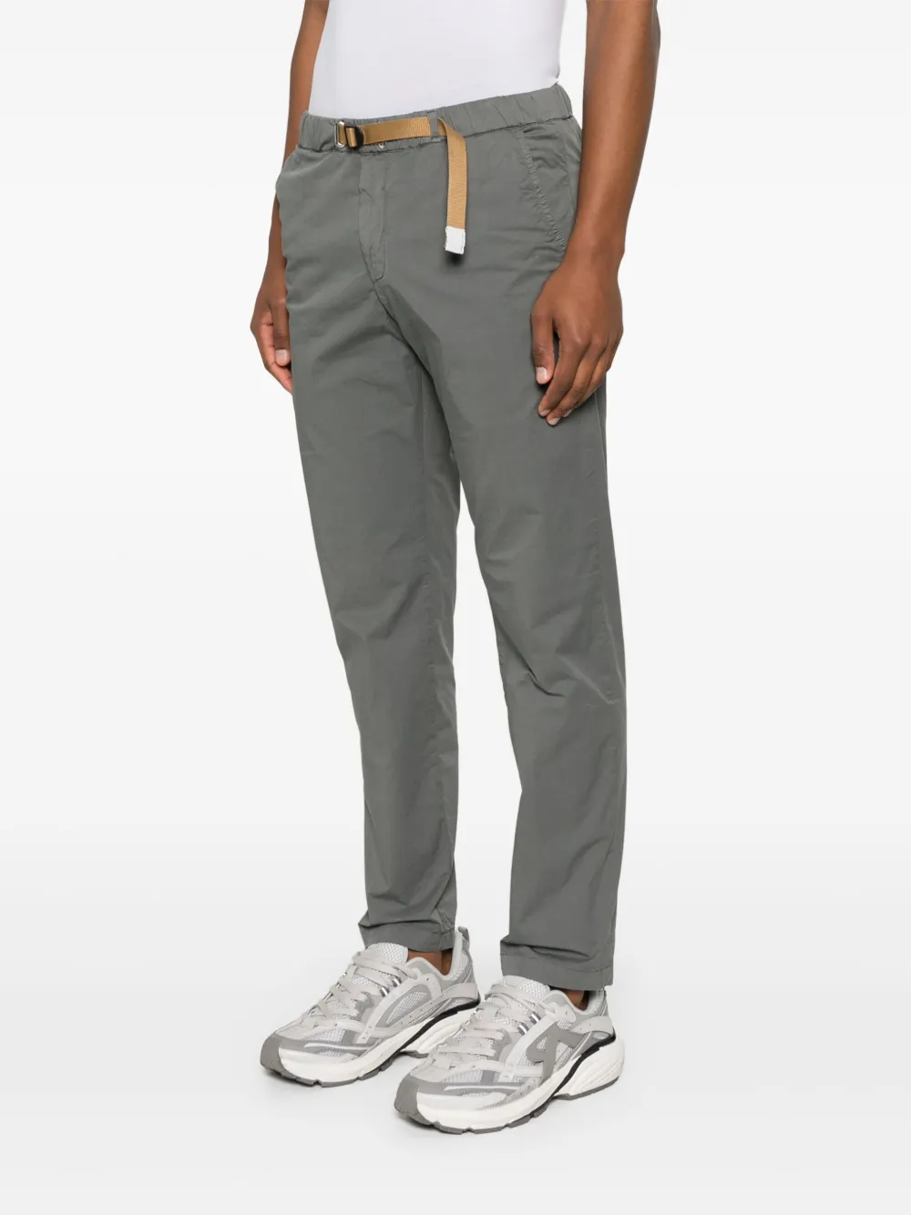 White Sand Broek met toelopende pijpen Grijs