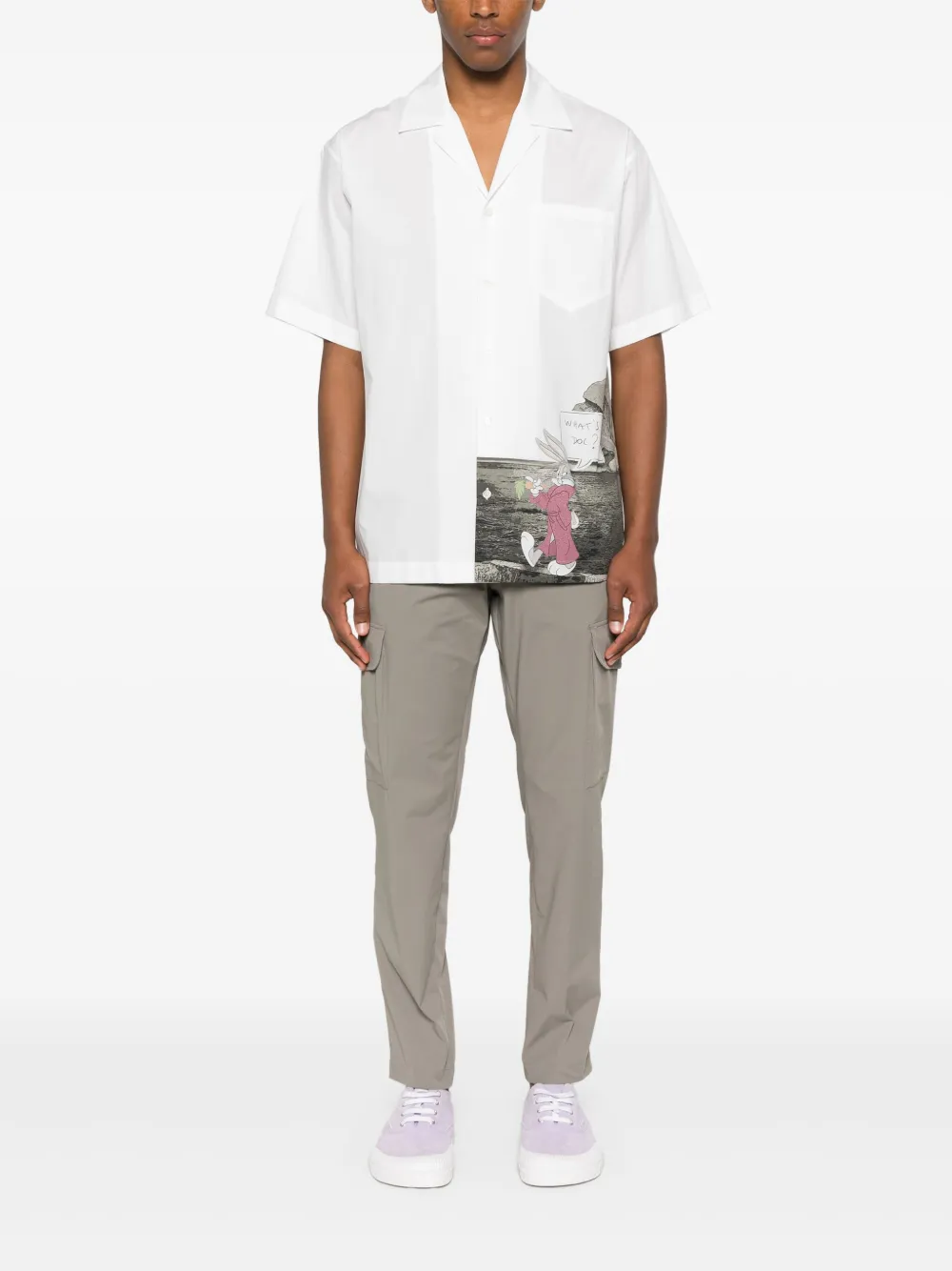 White Sand Broek met toelopende pijpen - Grijs