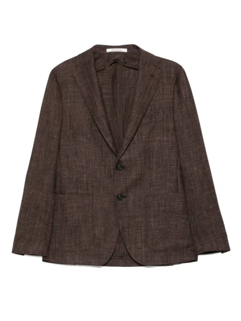 Tagliatore mélange-effect blazer