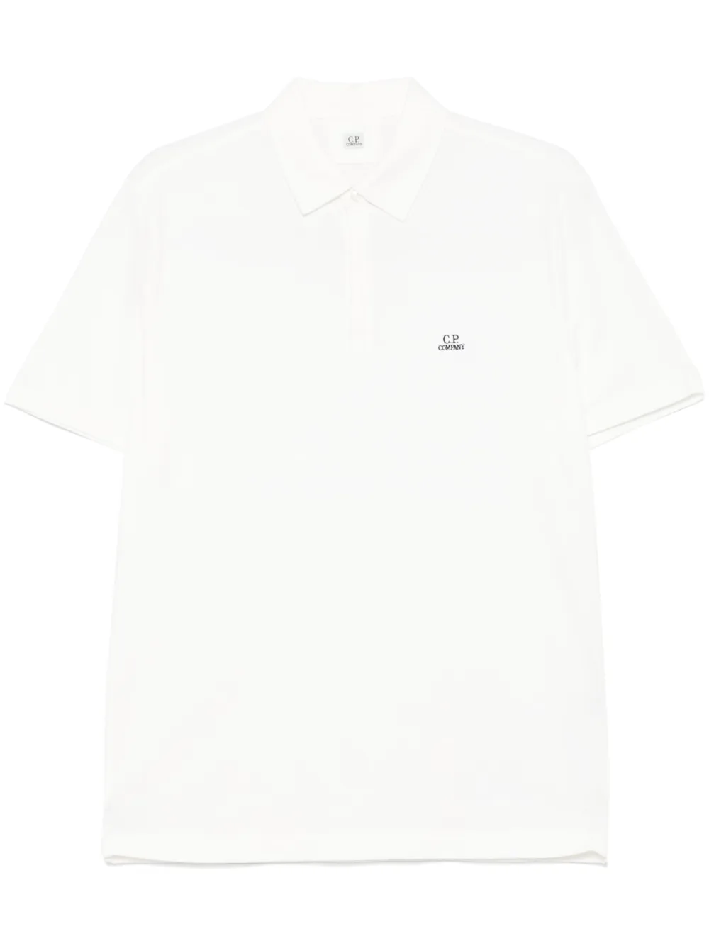 logo-patch polo shirt