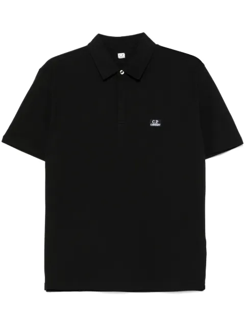 C.P. Company Poloshirt mit Logo-Patch