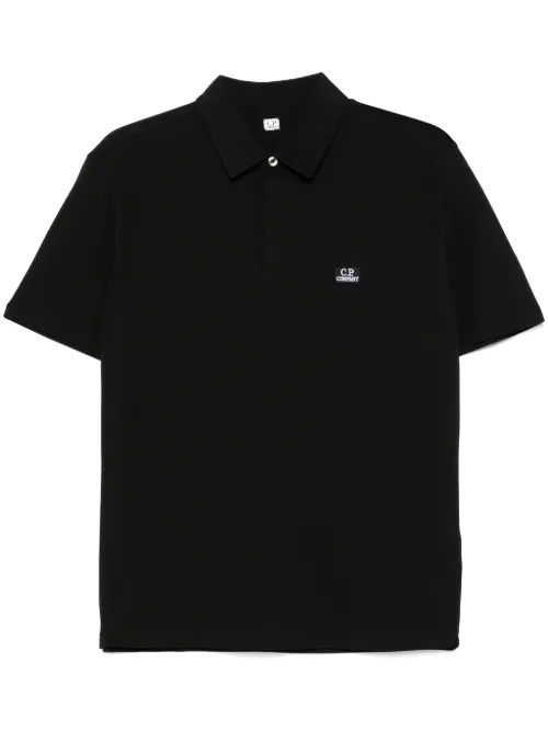 Polo à patch logo - C.P. Company - Modalova