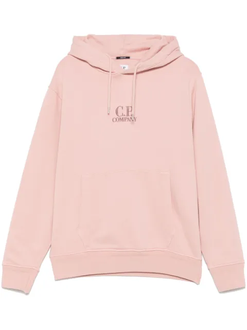 C.P. Company logo-embroidered hoodie