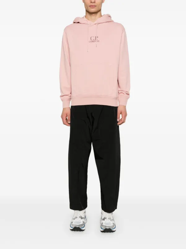 C.P. Company ロゴ パーカー | ピンク | FARFETCH JP