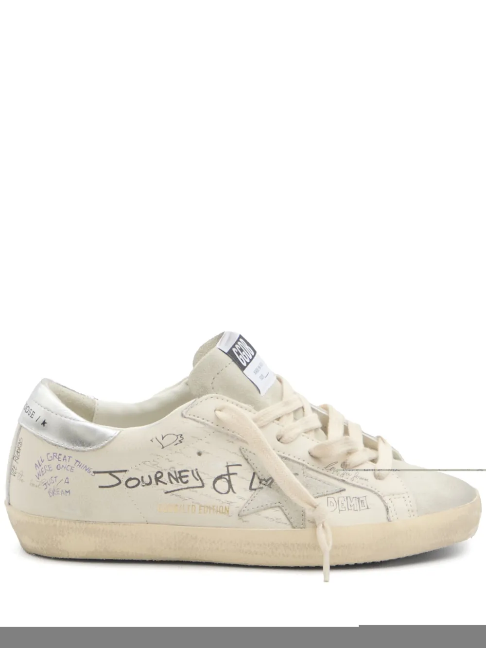Golden Goose Woman Sneakers Off White Size 9 Soft Leather In Neutrals