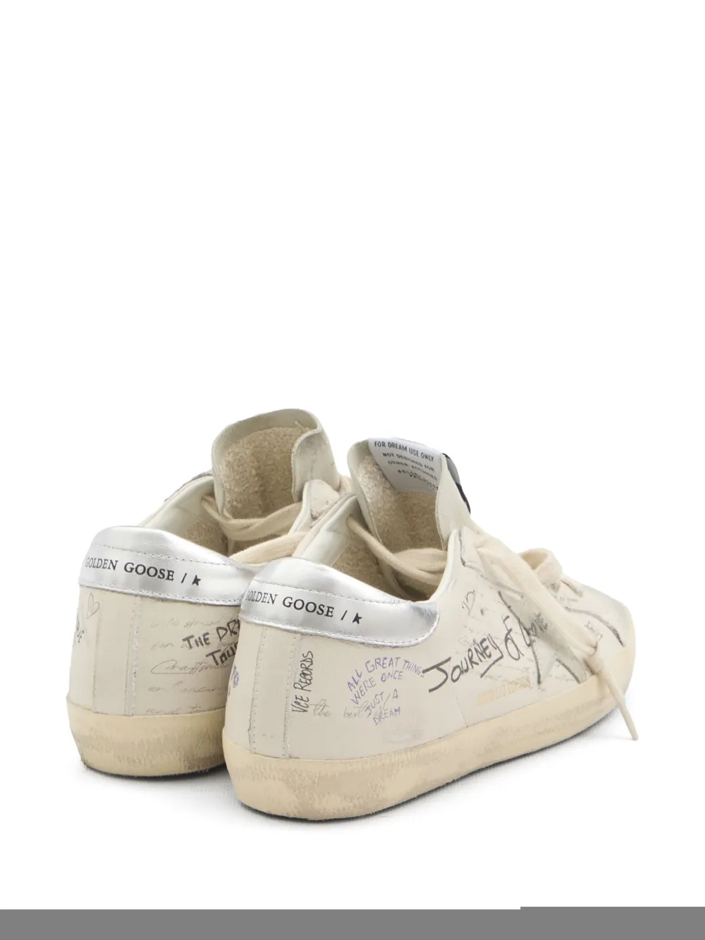 Golden Goose Woman Sneakers Off White Size 9 Soft Leather In Neutrals