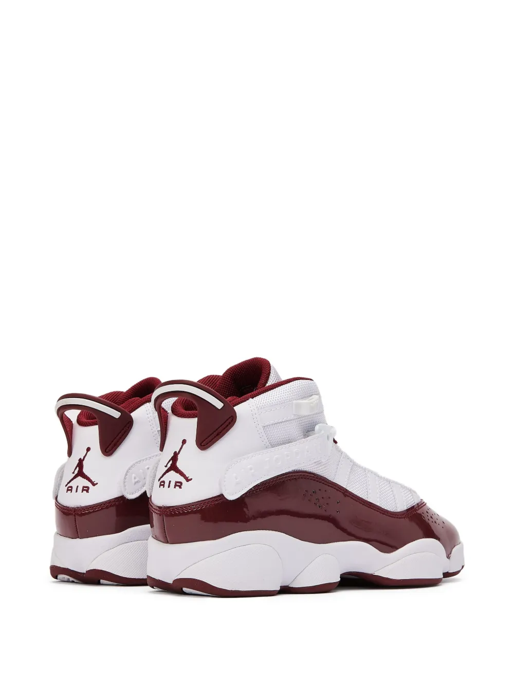 Jordan 6 Rings GS "White Team Red" sneakers Wit