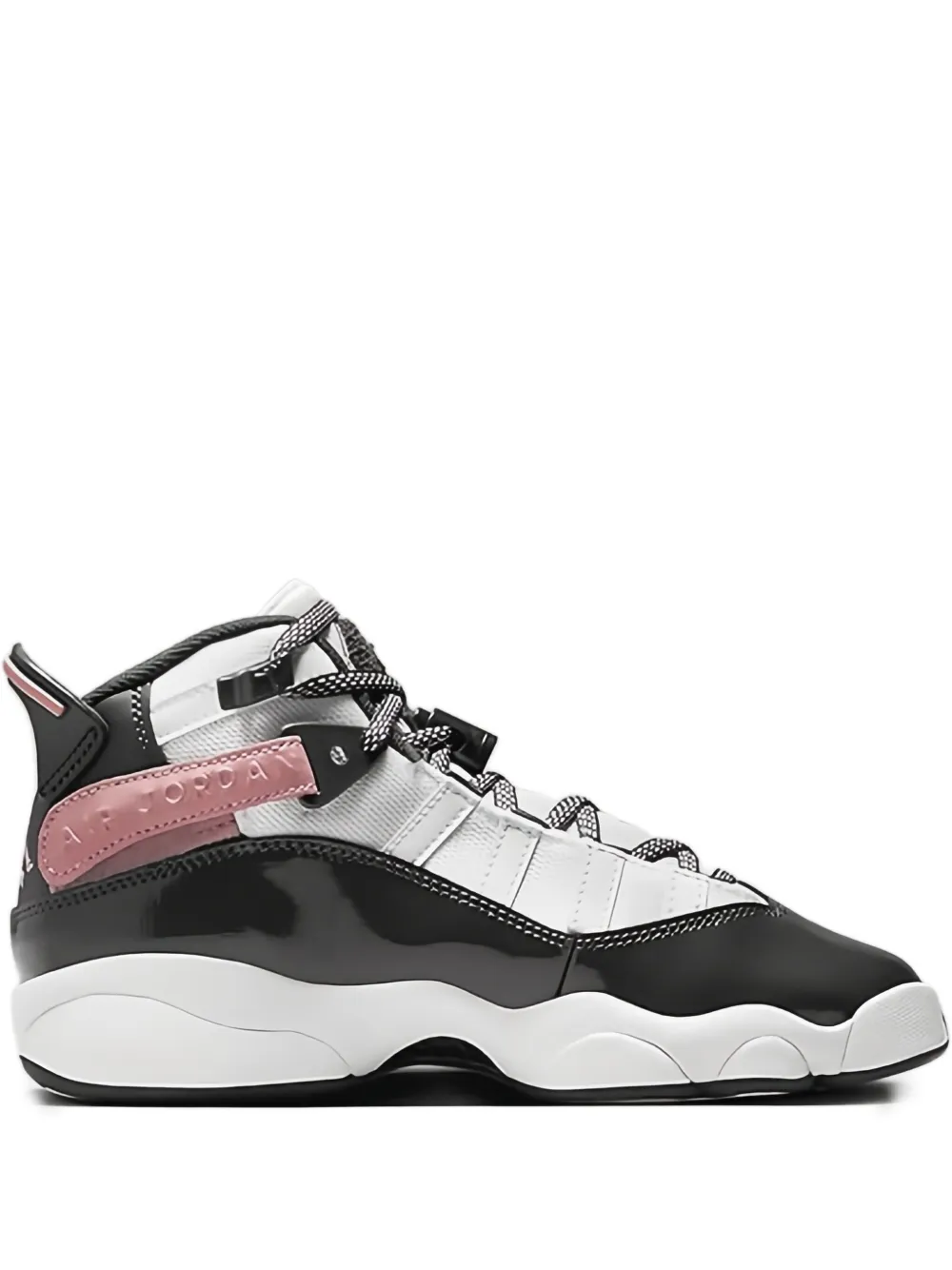Jordan Jordan 6 Rings GS "White/Red Stardust/Vapor Green/Anthracite" Jordan Jordan 6 Rings GS "White/Red Stardust/Vapor Green/Anthracite"