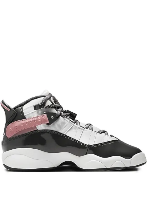 Jordan Jordan 6 Rings GS "White/Red Stardust/Vapor Green/Anthracite" sneakers