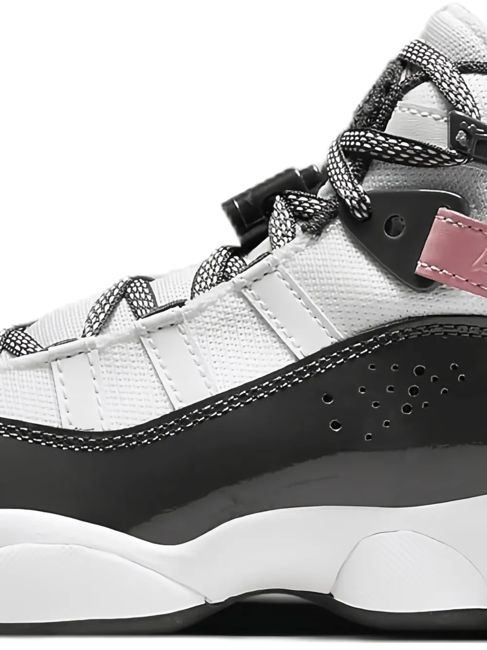 Jordan 6 Rings GS "White Red Stardust Vapor Green Antracite" sneakers Wit