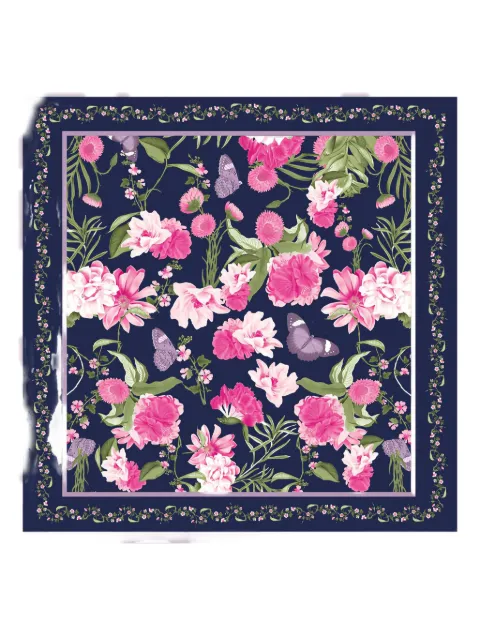 Christy Lynn floral-print scarf