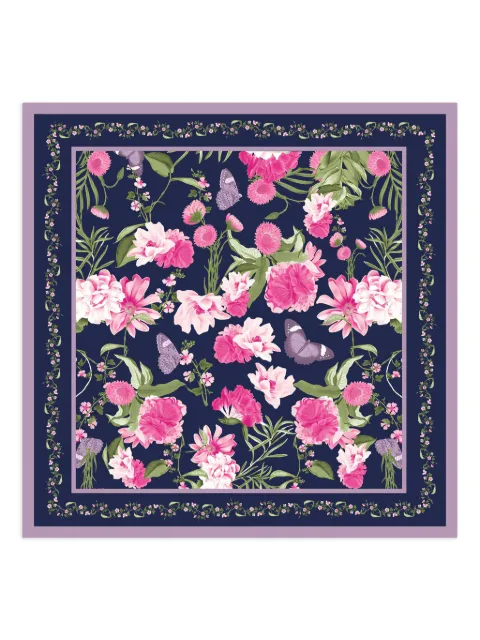Christy Lynn floral-print scarf